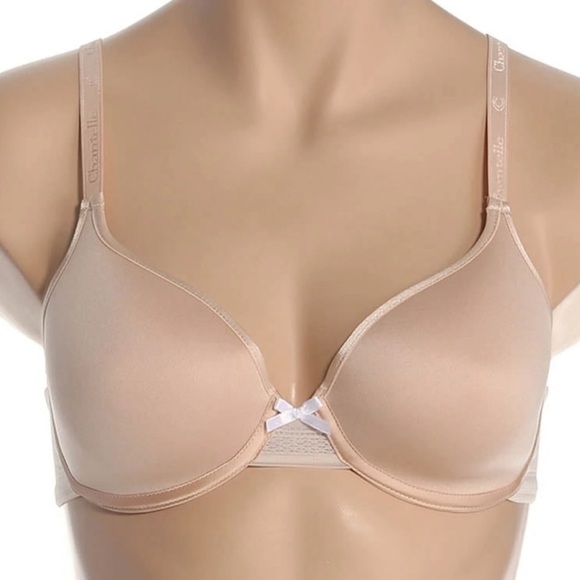 Chantelle C Ideal Back Smoothing T-Shirt Bra Women's 30B Blush - Picture 1 of 17